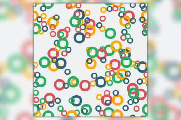 Abstract Circles Seamless Pattern: Graphics and Patterns for Creative Design