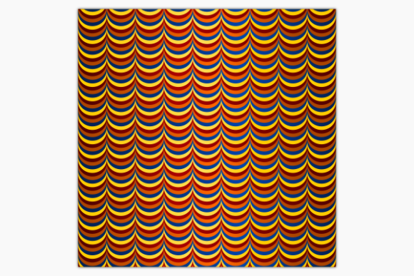 Abstract Colorful Waves Seamless Pattern