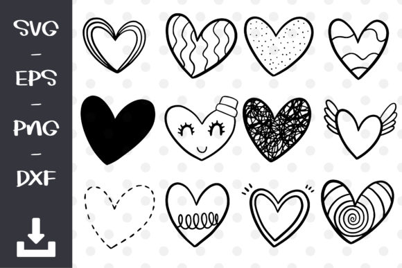 Doodle Heart Sketch Heart Graphics