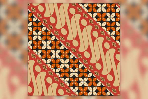 Indonesian Batik Motif Seamless Pattern