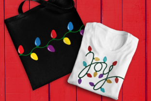 Joy Christmas Light Duo: Graphics for Crafts & Content