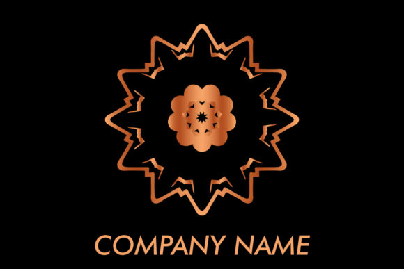 Logo Ornament Rose Gold Design