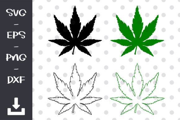 Marijuana Pot Leaf Embroidery Design