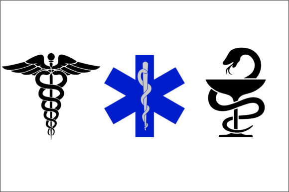 Medical Symbols Graphics for Decorative Elements