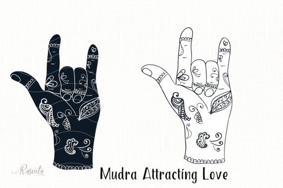 Mudra Attracting Love with Graphics