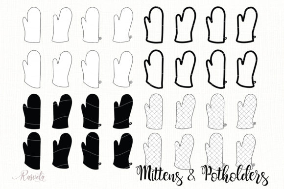 Oven Mitts and Potholders Graphics
