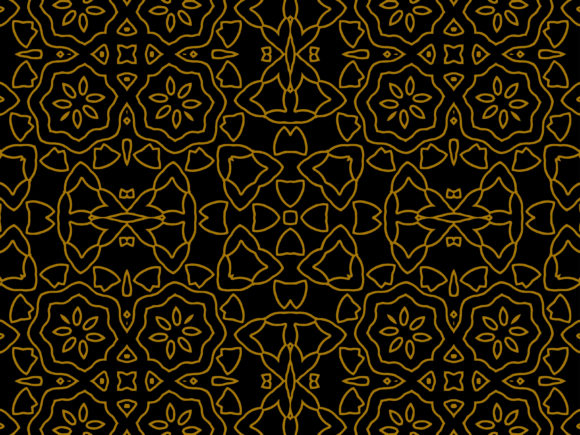 Pattern Monogram Gold: Graphics and Patterns for Creative Design