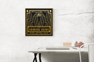 The Roaring 2020s Art Deco Frame